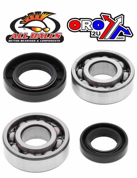 CRANKSHAFT BEARING & SEAL KIT, ALLBALLS 24-1067 KFX50 LT50