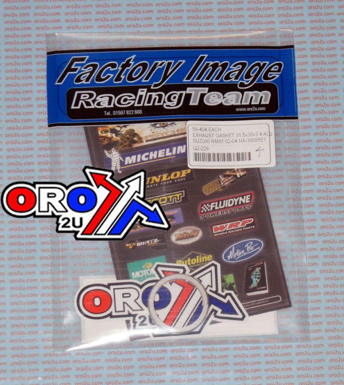 EXHAUST GASKET 31.5x39x3.4 ALU, SUZUKI RM85 02-12 NX-30085E1