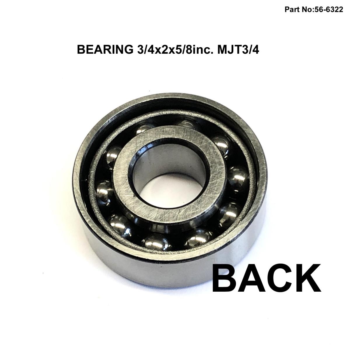 BEARING 3/4x2x11/16inc. MJT3/4, 19.05x50.80x17.46mm ROLLER TYPE