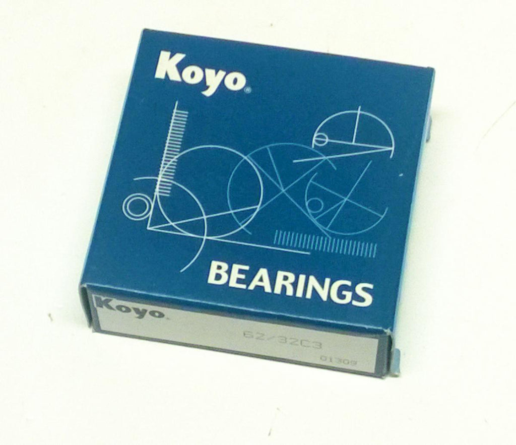 BEARING 62/32 C3 KOYO 32x65x17, OPEN 6232, PROX 23.6232C3 BEA172