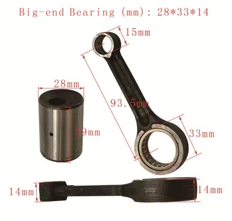 CONNECTING ROD KYMCO GY125 GY6 GY 6 125 13201-GY6-9000-1