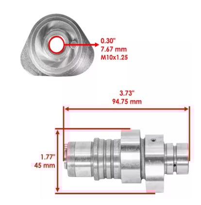 CAMSHAFT 1989-2005 KAWASAKI KLF300B BAYOU KLF300C 4X4 12044-1339 12044-1224