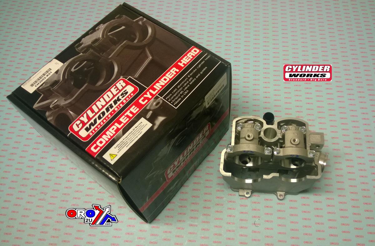 CYLINDER HEAD KIT RMZ250 KXF250, Cylinder Works - CH3002-K01, 04 -05 Kawasaki KX 250F, 04 -06 Suzuki RMZ 250