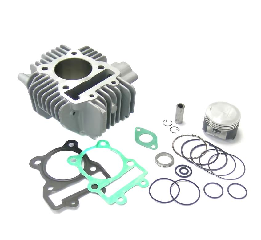 CYLINDER FULL KIT 57MM KLX 110/DR-Z 110 03-09, ATHENA P400250100005 130CC BIG BORE, (piston included)