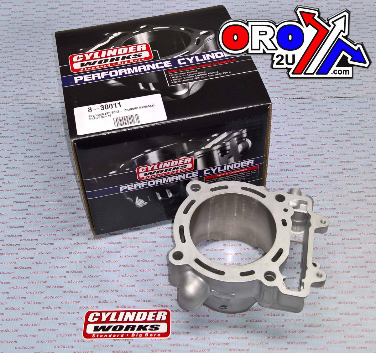 CYLINDER ONLY 09-15 KX450F 96mm, WORKS CYLINDER 30011 STANDARD BORE, KX450F KAWASAKI