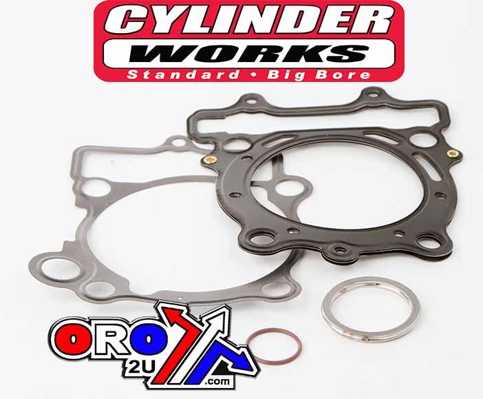 GASKET TOP KIT 10-18 RMZ250 80mm, WORKS 41004-G01 BIG BORE +3mm