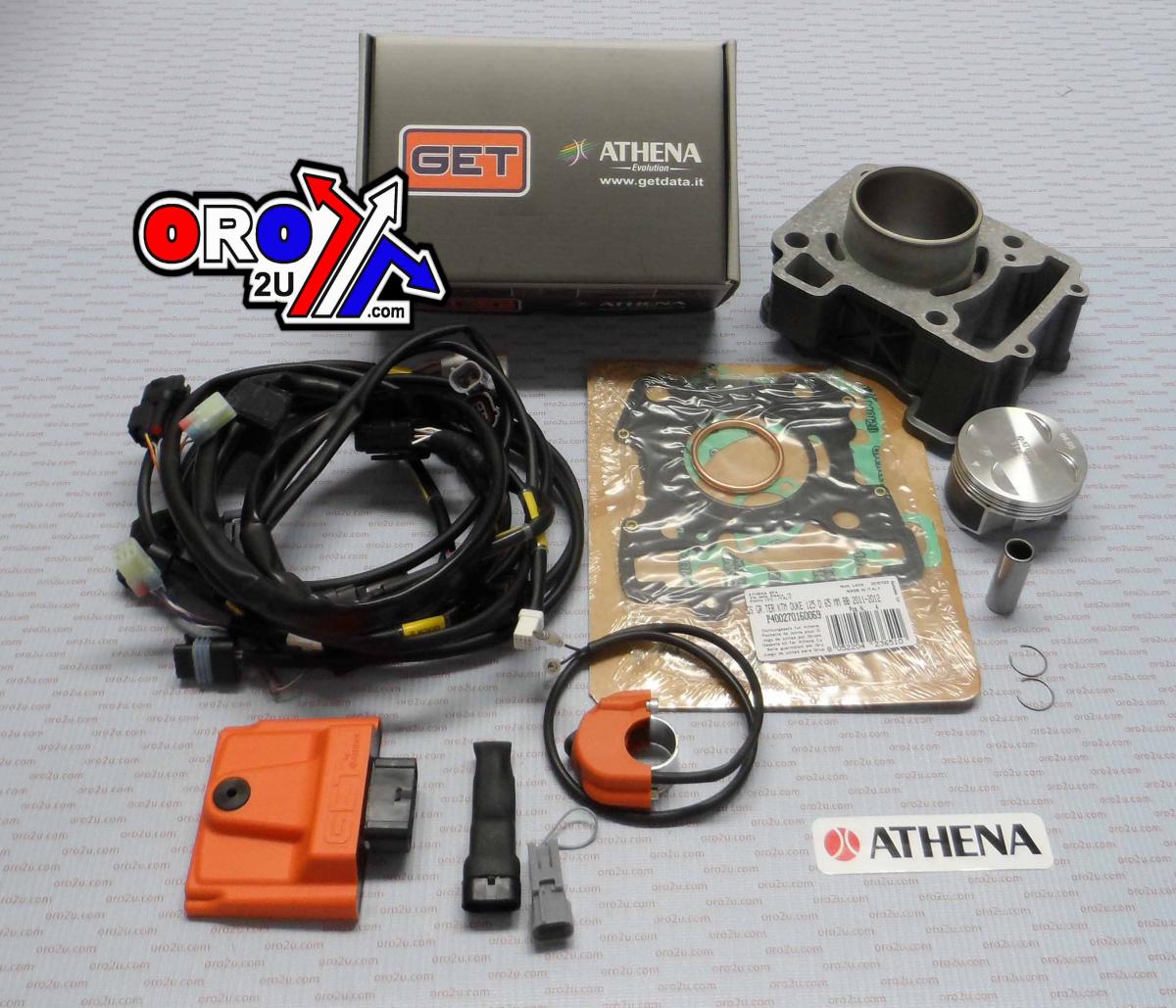 CYLINDER FULL KIT A 65mm 10-15 KTM DUKE 125 CDI ATHENA 160CC BIG BORE PISTON AND CDI INCLUDED P400270100024