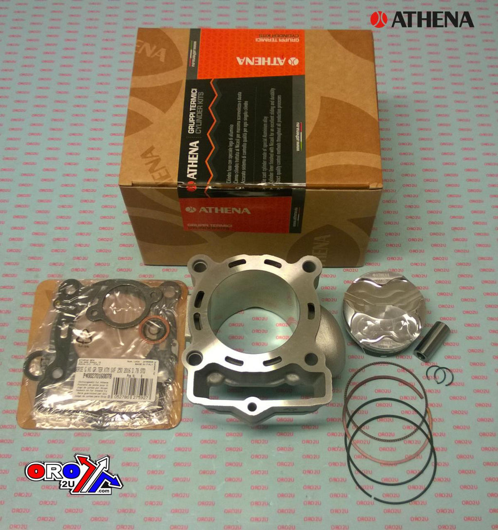 CYLINDER FULL KIT 78MM KTM SX-F/XC-F 250 16-22, ATHENA P400270100020 STD BORE, (Piston included)
