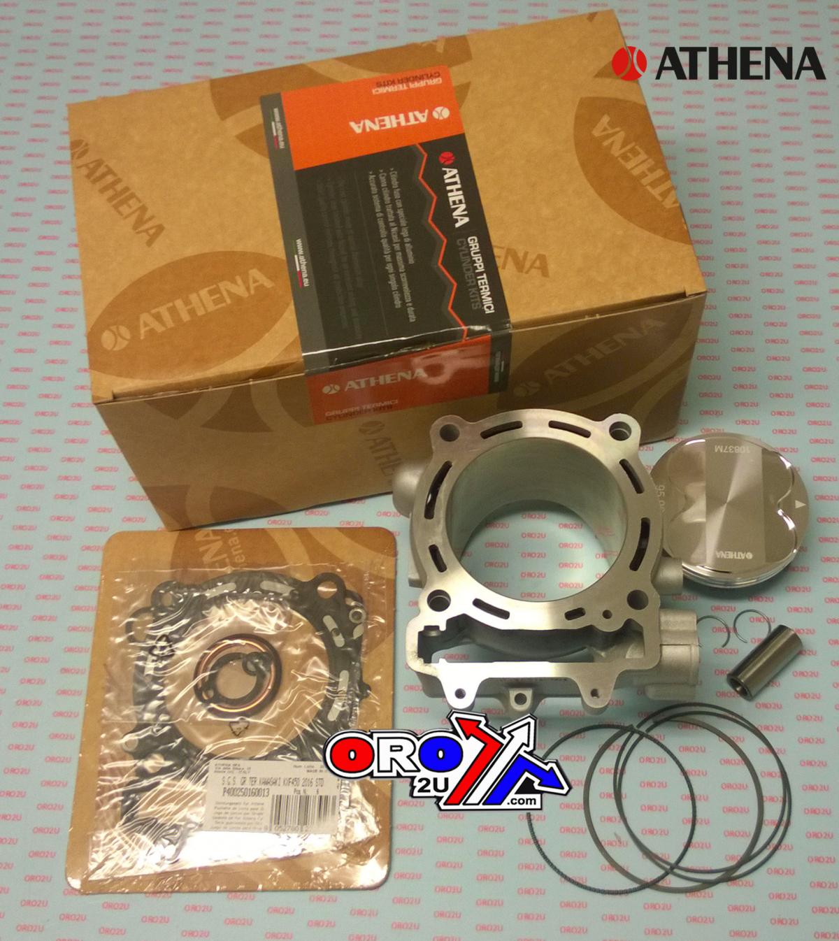 CYLINDER FULL KIT 96MM KAWASAKI KX 450 16-18, ATHENA P400250100022 STD BORE, (Piston included)