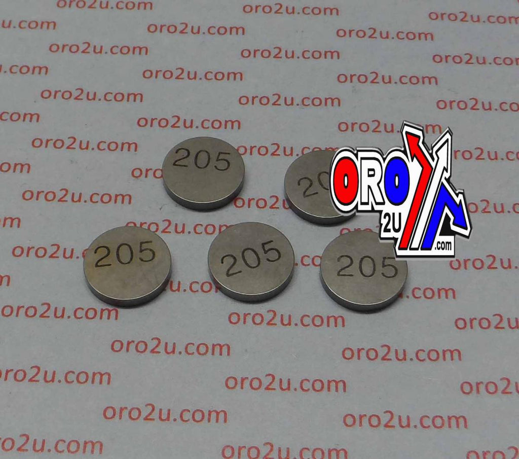 VALVE SHIM 2.05 13mm PK/5 K&L 13-7680
