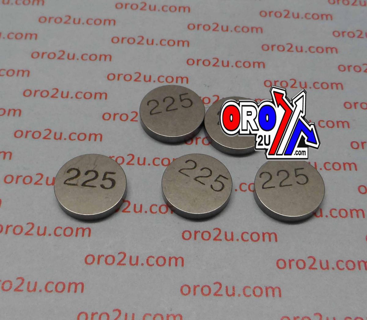 VALVE SHIM 2.25 13mm PK/5 K&L 13-7684