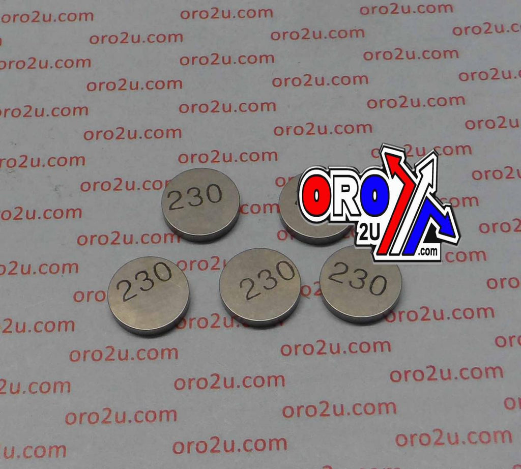 VALVE SHIM 2.30 13mm PK/5 K&L 13-7685