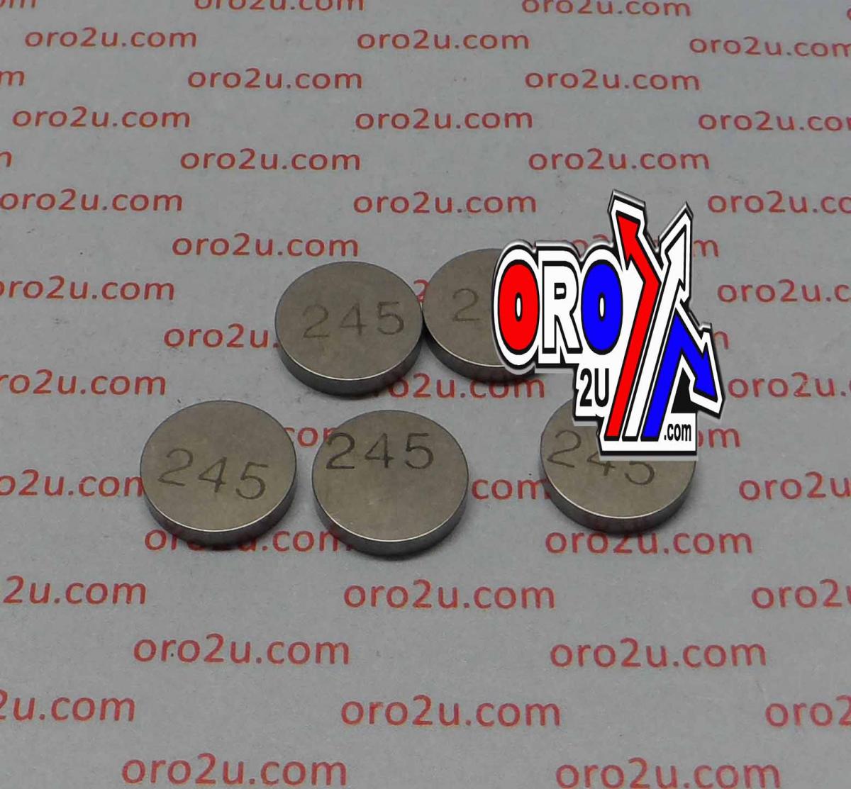 VALVE SHIM 2.45 13mm PK/5 K&L 13-7688