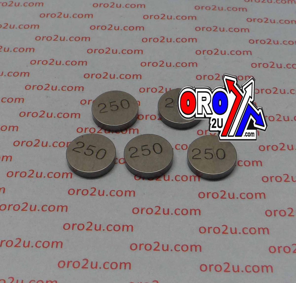 VALVE SHIM 2.50 13mm PK/5 K&L 13-7689