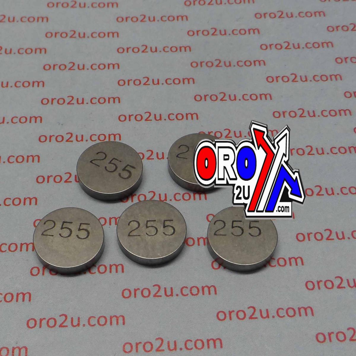 VALVE SHIM 2.55 13mm PK/5 K&L 13-7690