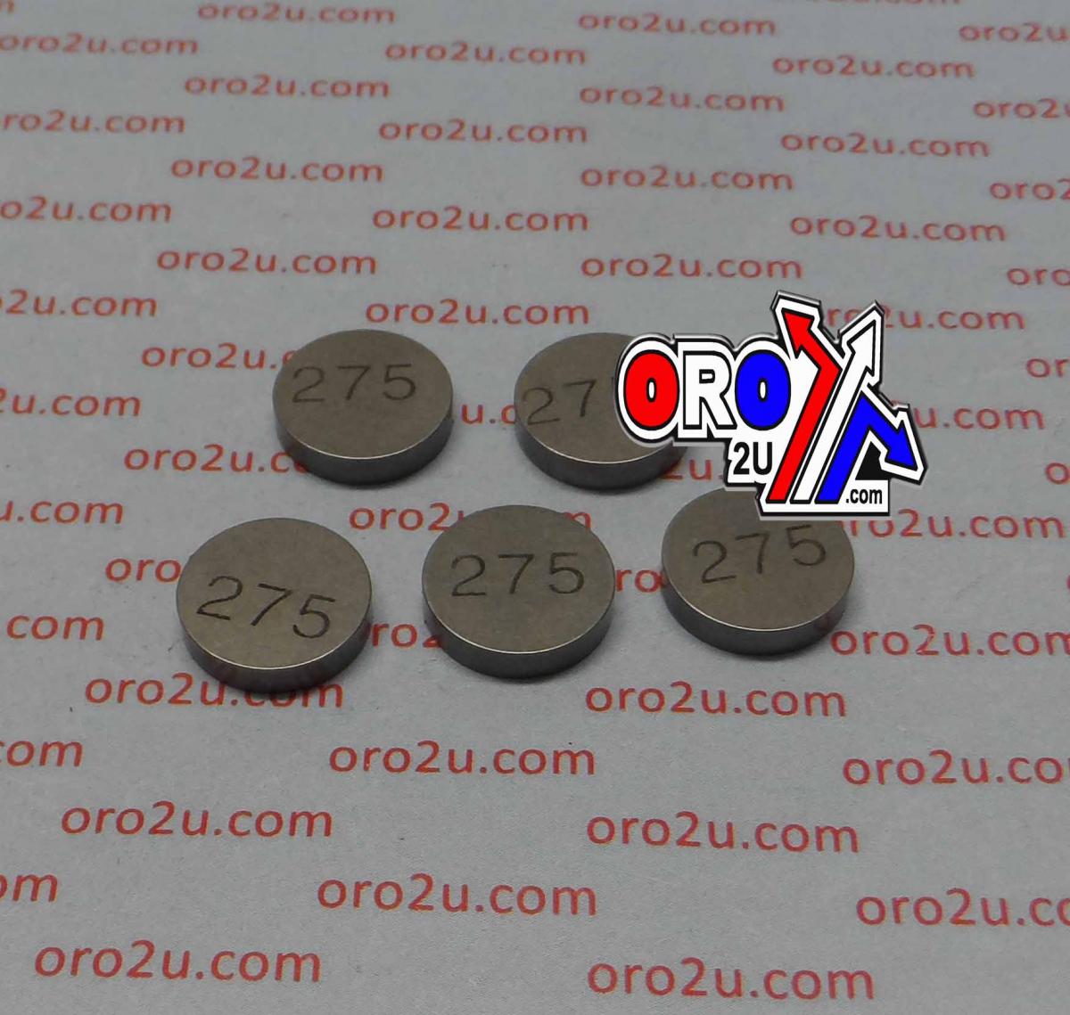 VALVE SHIM 2.75 13mm PK/5 K&L 13-7694