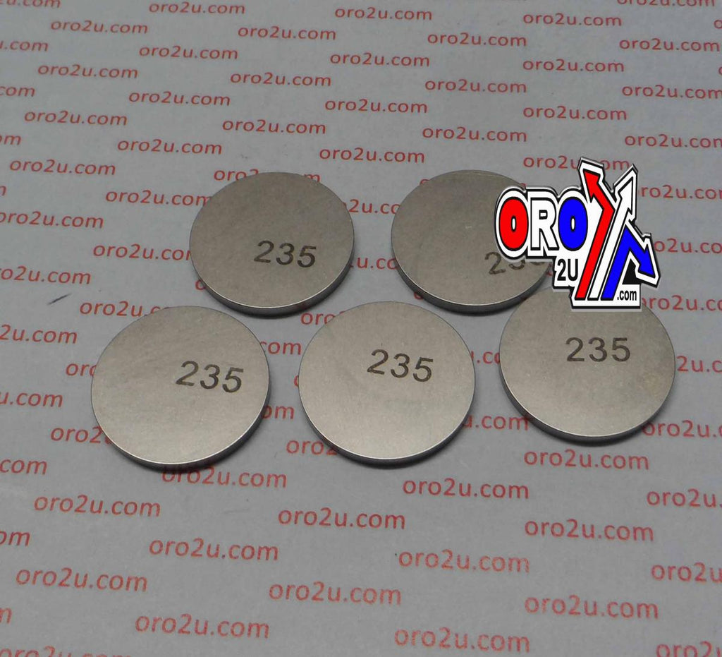 VALVE SHIM 2.35 25mm PK/5 K&L 13-7525