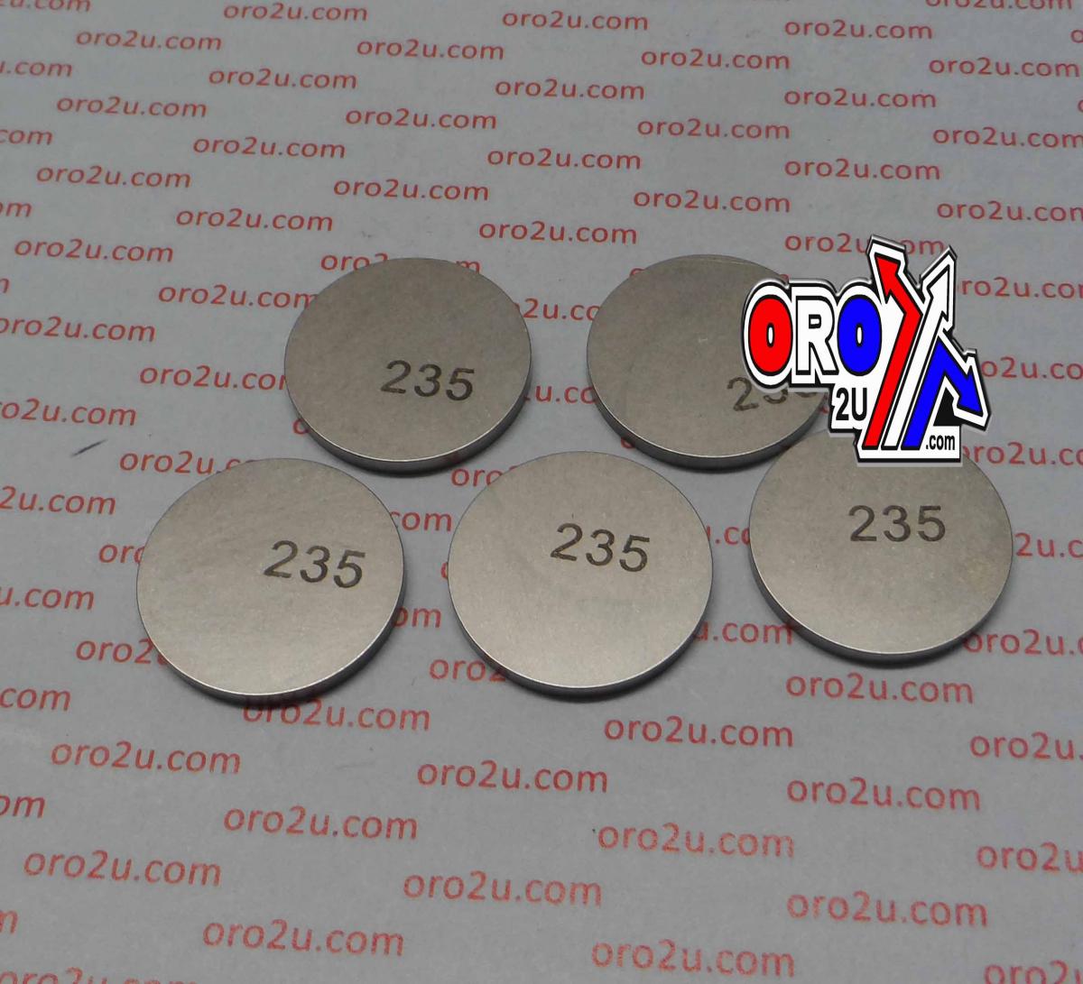 VALVE SHIM 2.35 25mm PK/5 K&L 13-7525
