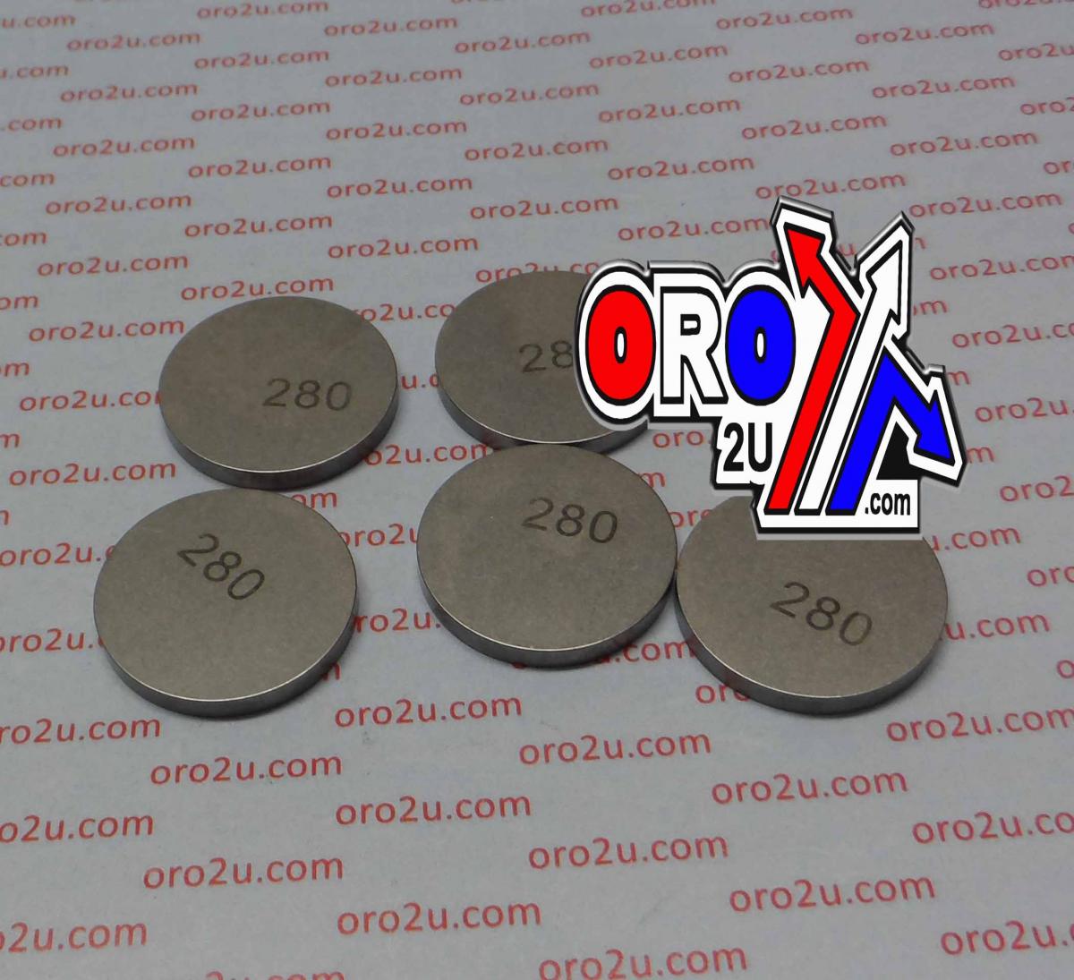 VALVE SHIM 2.80 25mm PK/5 K&L 13-7626