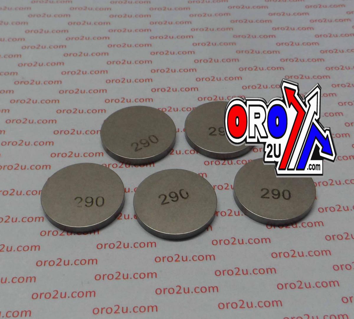 VALVE SHIM 2.90 25mm PK/5 K&L 13-7628
