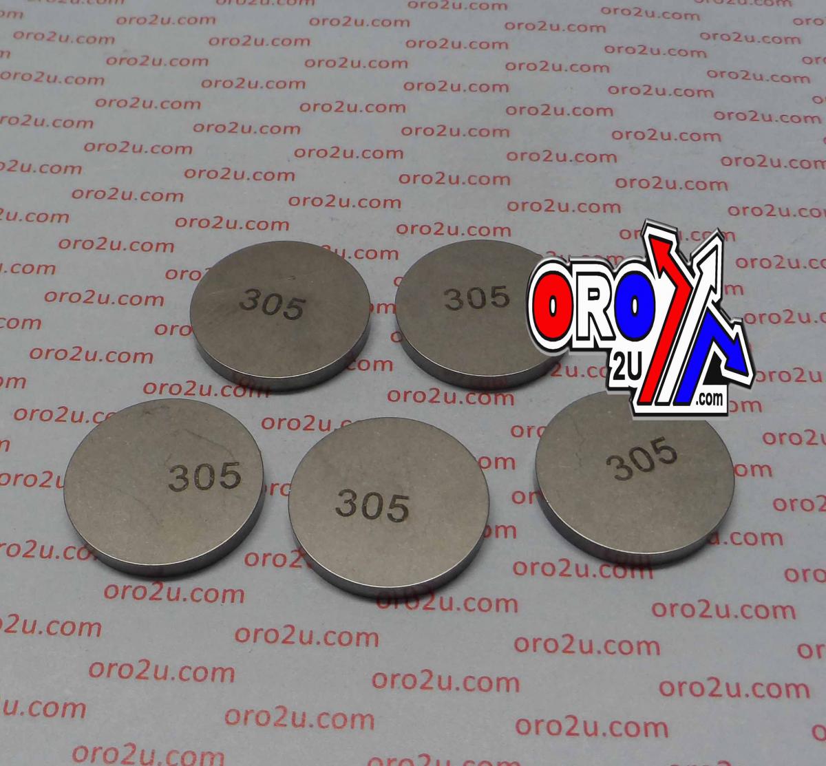 VALVE SHIM 3.05 25mm PK/5 K&L 13-7631
