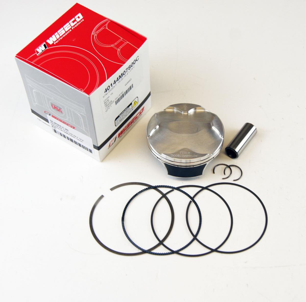PISTON KIT 16-22 250 SX-F 14.4, WISECO 40144M07800A 78mm