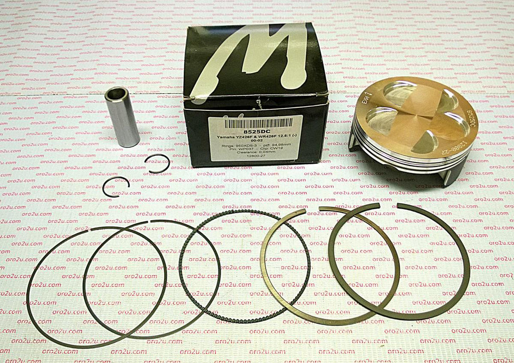 PISTON KIT 00-02 YZF426 95.00, FORGED WOSSNER 8525DB