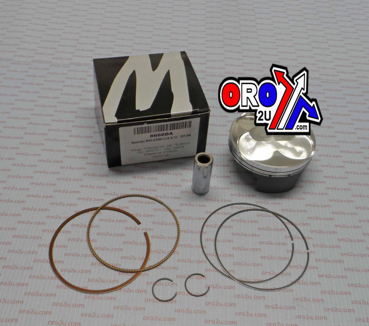 PISTON KIT 07-09 RMZ250 77.00, WOSSNER 8666DB SUZUKI