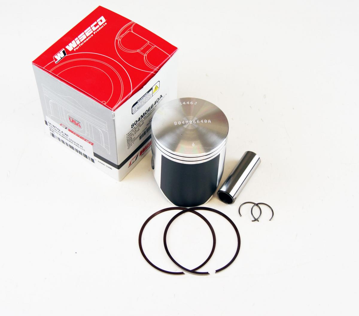 PISTON KIT 99-25 YZ250 66.40, WISECO 804M06640A PRO-LITE