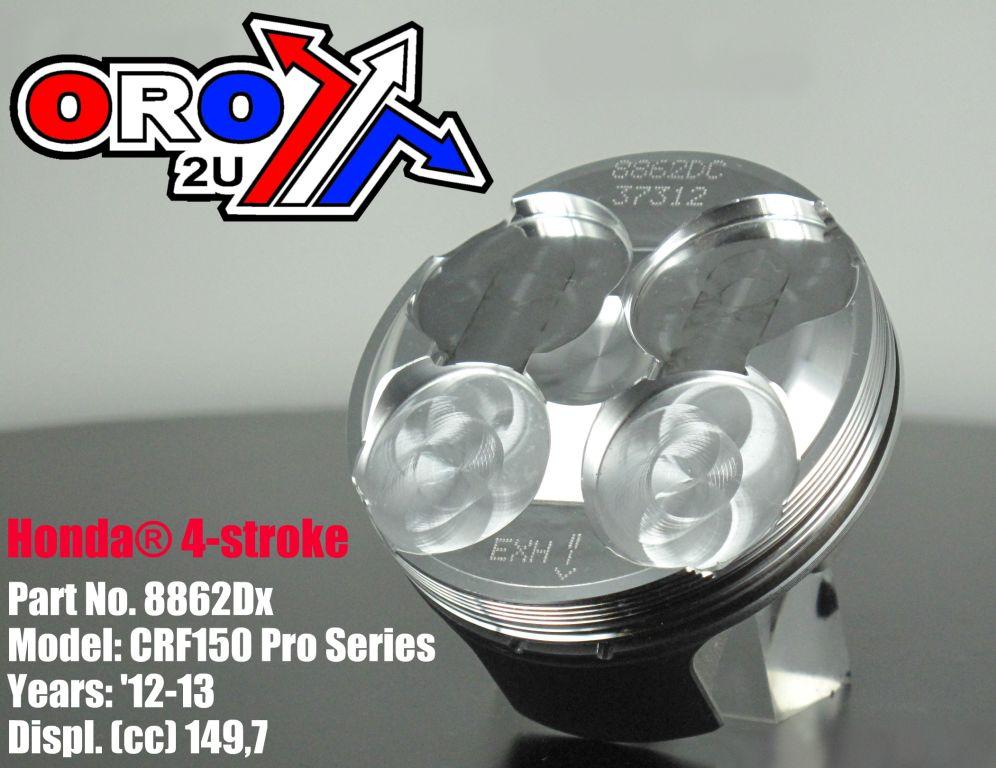 PISTON KIT 12-18 CRF150R 66.00, WOSSNER 8862DC HC