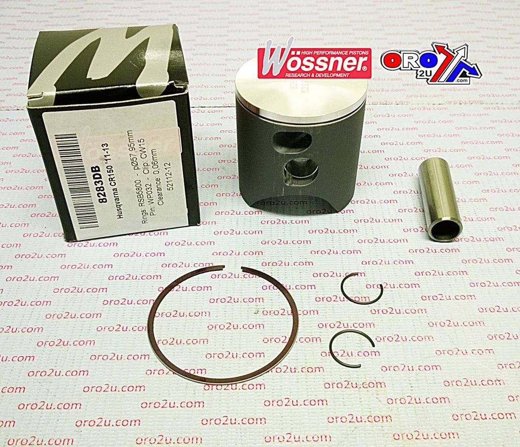 PISTON KIT 11-13 HVA CR150 58, WOSSNER 8283DA HUSQVARNA