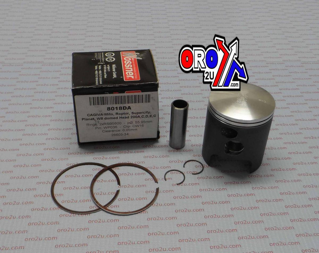 PISTON KIT 99-12 125 MITO 56, CAGIVA 8018DA WOSSNER