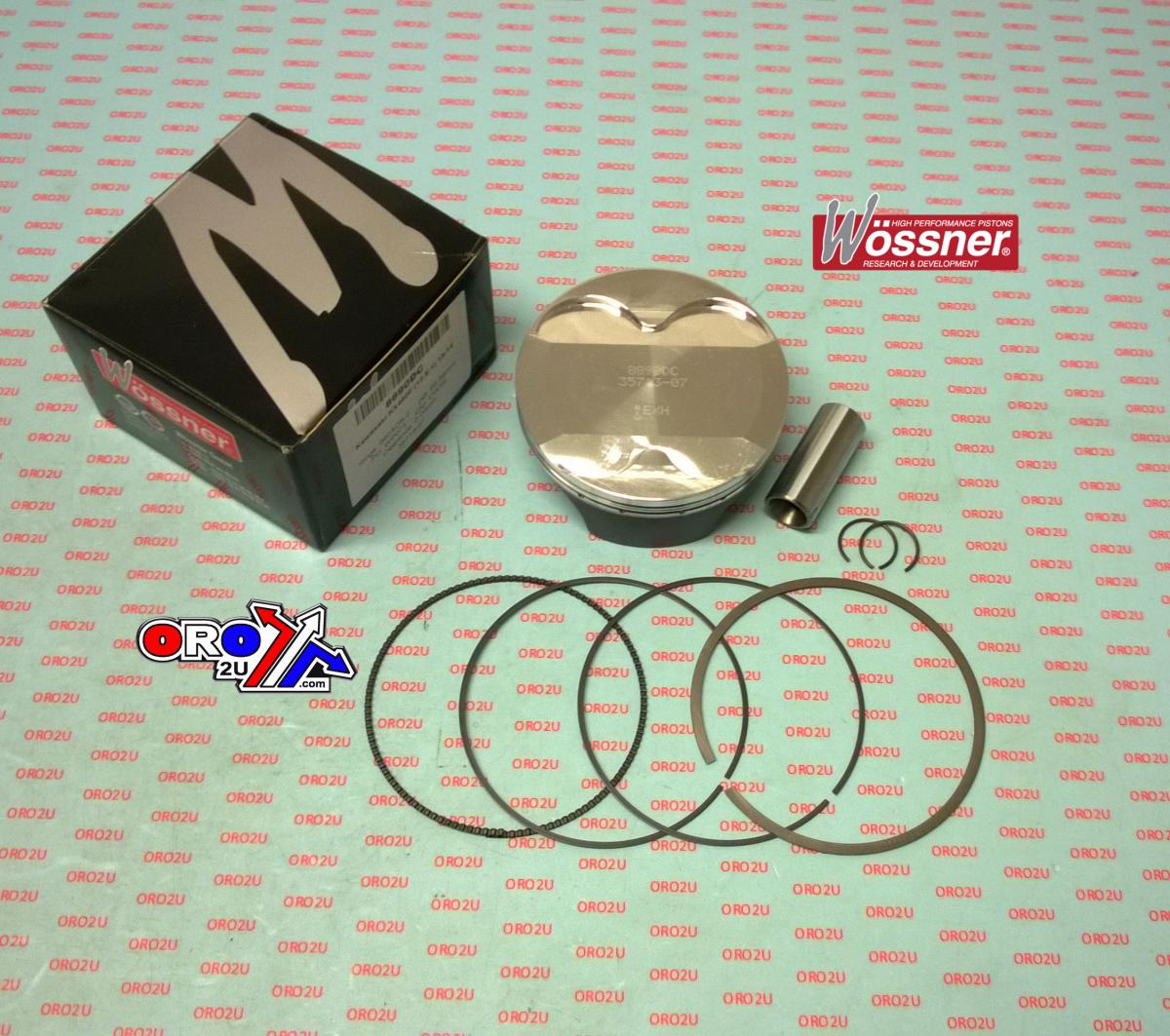 PISTON KIT 13-14 KX450F 96.00, WOSSNER 8890DB KAWASAKI