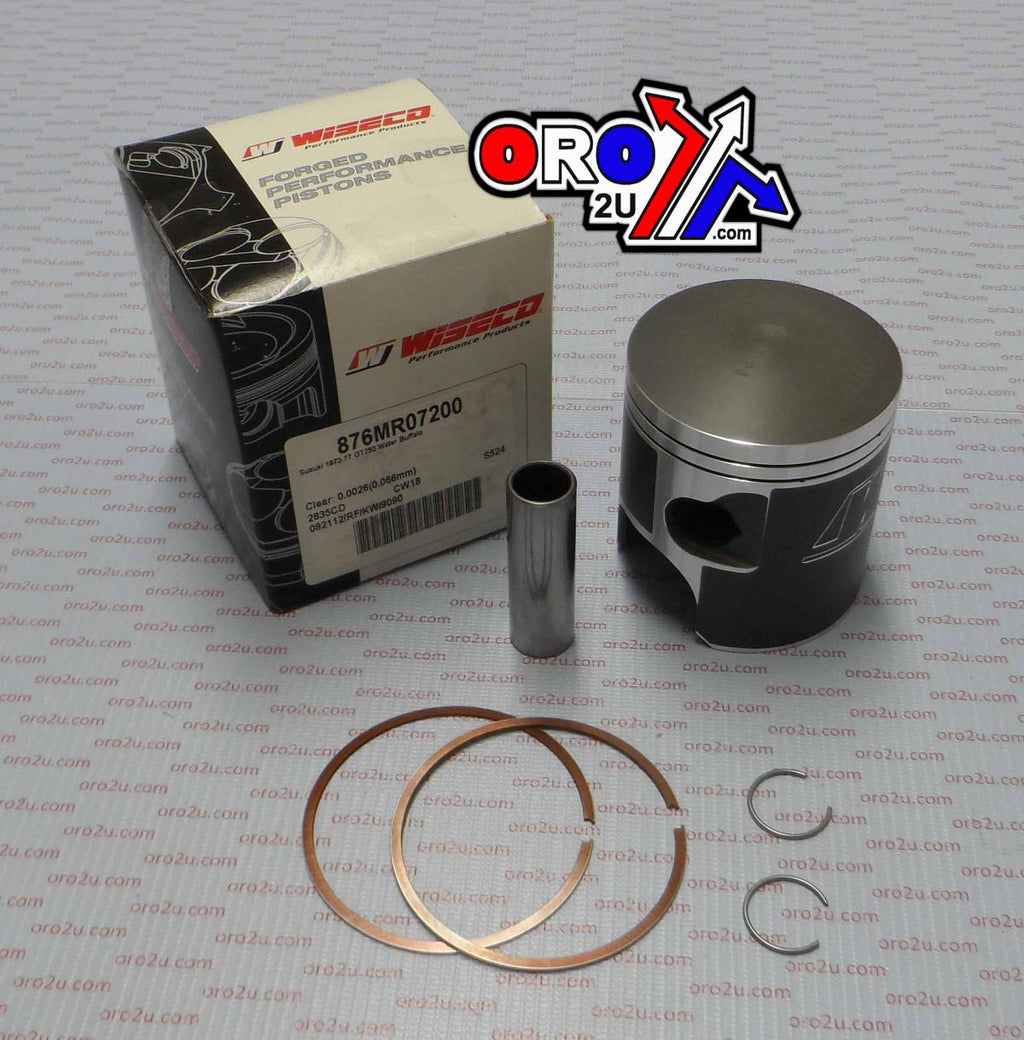 PISTON KIT ALL T500 72.0 RIGHT, WISECO 876MR07200 ROAD SUZUKI