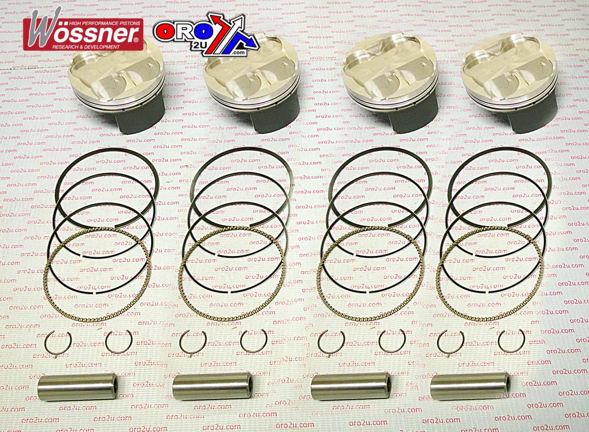 PISTON KIT SET GSXR1000 75.96, WOSSNER K8700D260-4 SUZUK, 2005-2008