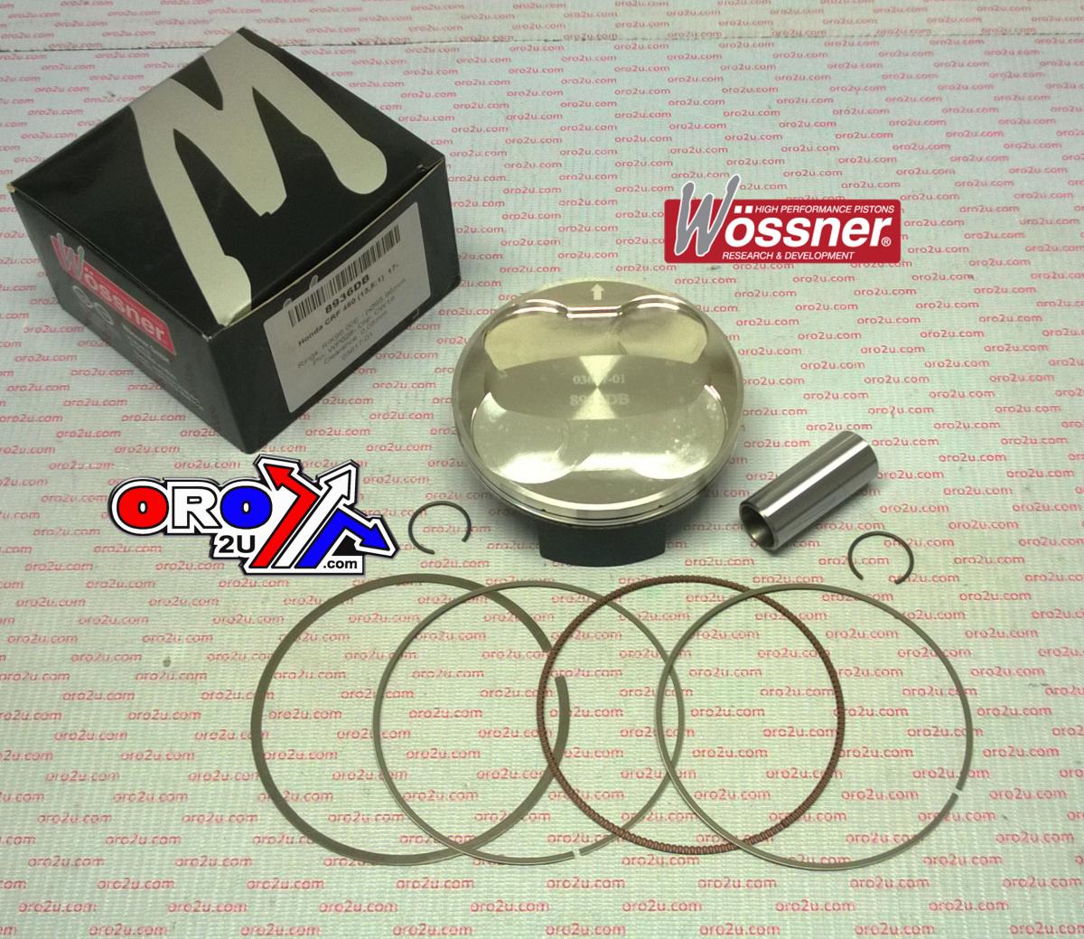 PISTON KIT CRF450 2017-23 96mm B, WOSSNER 8936DB 13.5:1 Comp