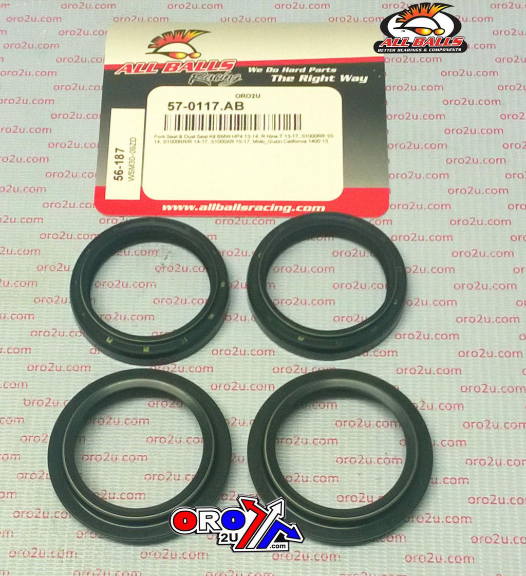 SEAL WIPER SET ALLBALLS, ALLBALLS 56-187 FORK SEAL KIT