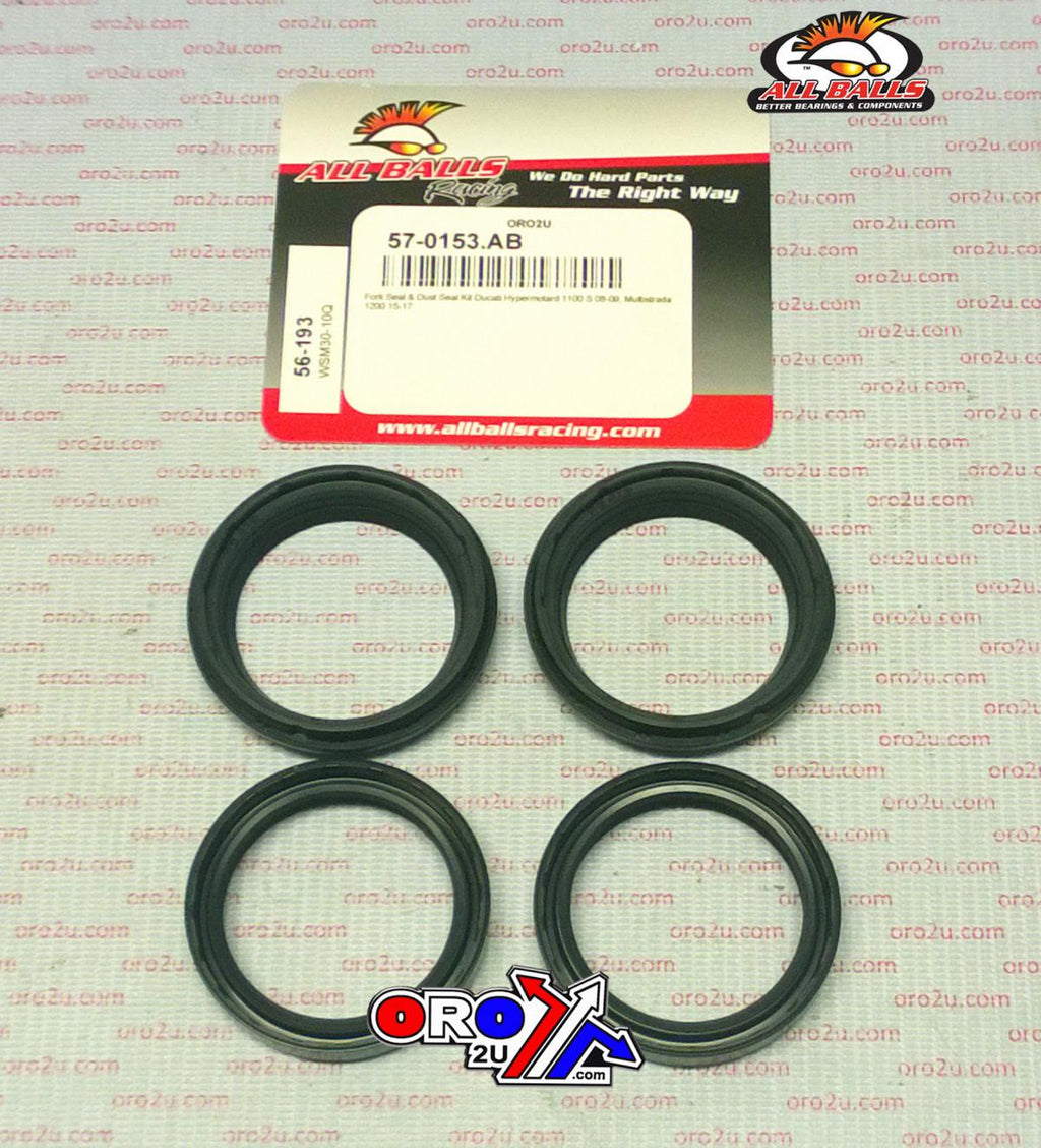 SEAL WIPER SET ALLBALLS, ALLBALLS 56-193 FORK SEAL KIT