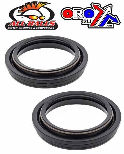 FORK DUST SEAL SET ALLBALLS, ALLBALLS 57-101 DUST SEAL KIT 45MM SHOWA