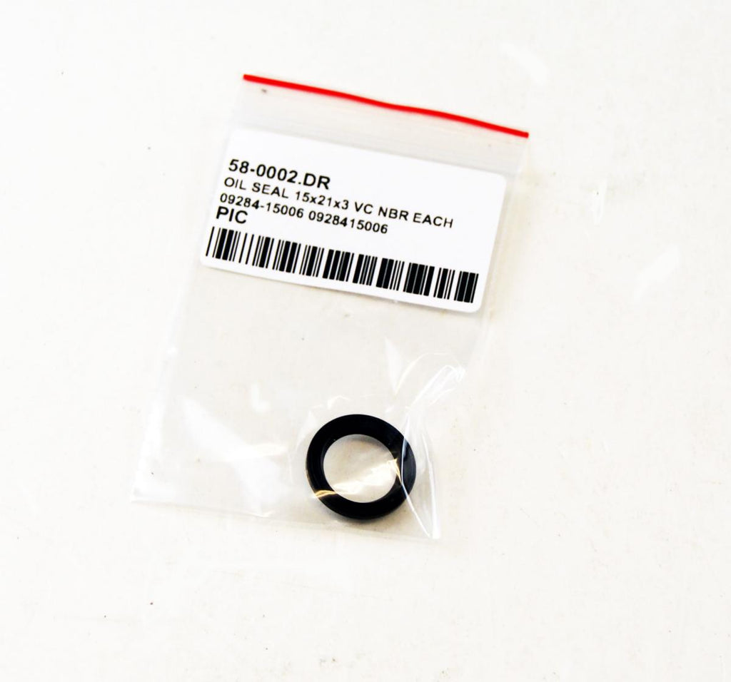 OIL SEAL 15x21x3 VC NBR EACH, 09284-15006 0928415006 REAR SHOCK ABSORBER, !!! DIRT RAVING KIT'S !!!