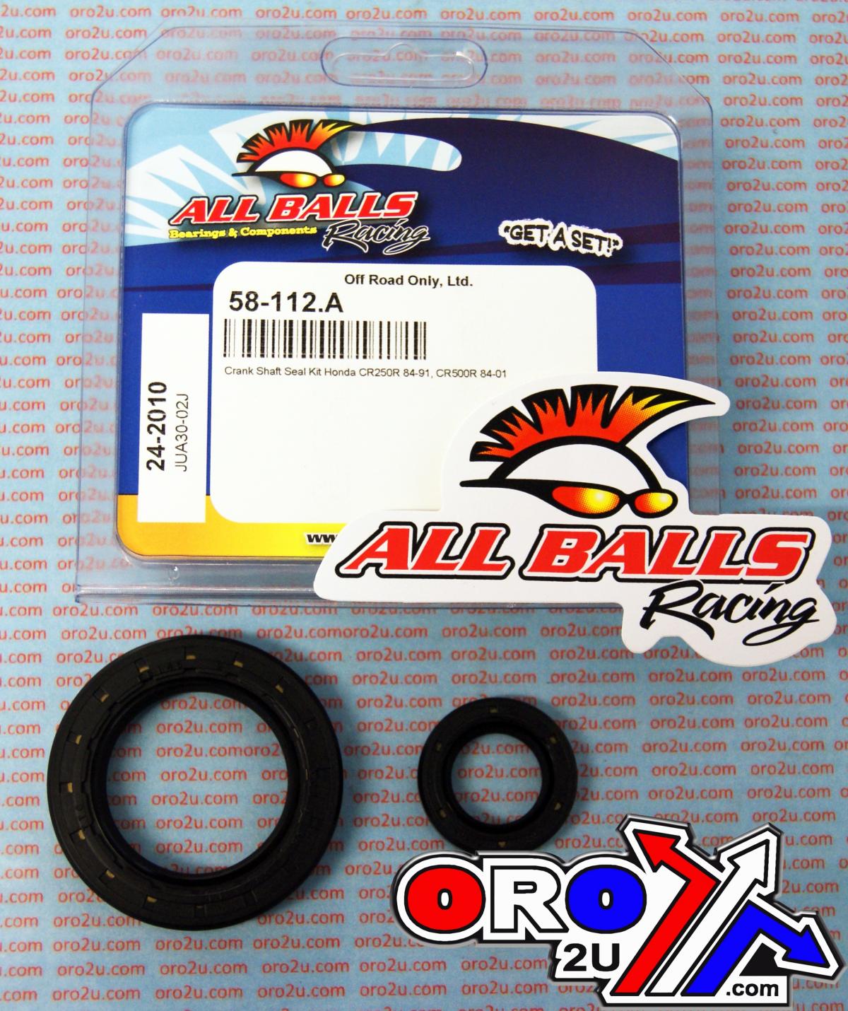 CRANKSHAFT SEAL KIT ALLBALLS, ALLBALLS 24-2010