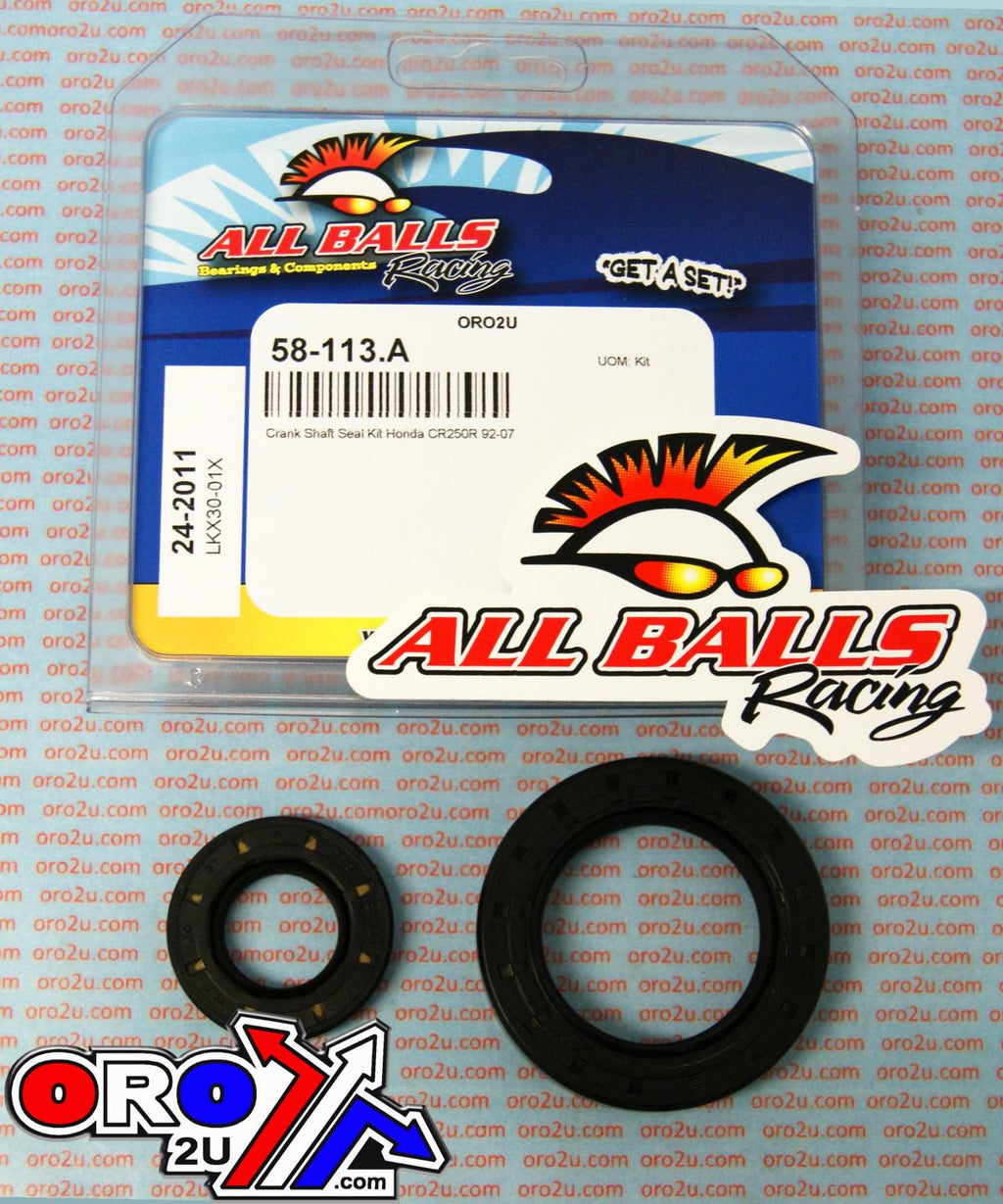 CRANKSHAFT SEAL KIT ALLBALLS, ALLBALLS 24-2011