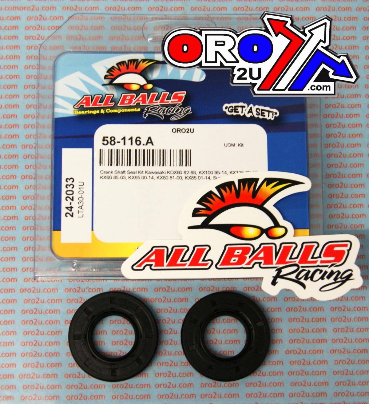 CRANKSHAFT SEAL KIT ALLBALLS, ALLBALLS 24-2033