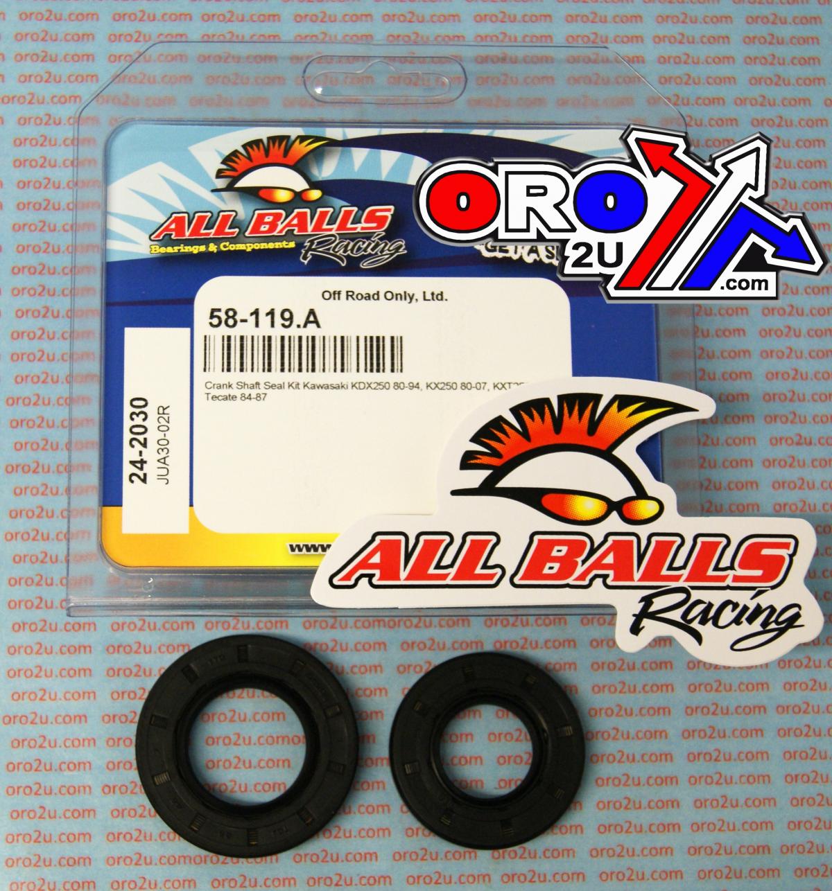 CRANKSHAFT SEAL KIT ALLBALLS, ALLBALLS 24-2030