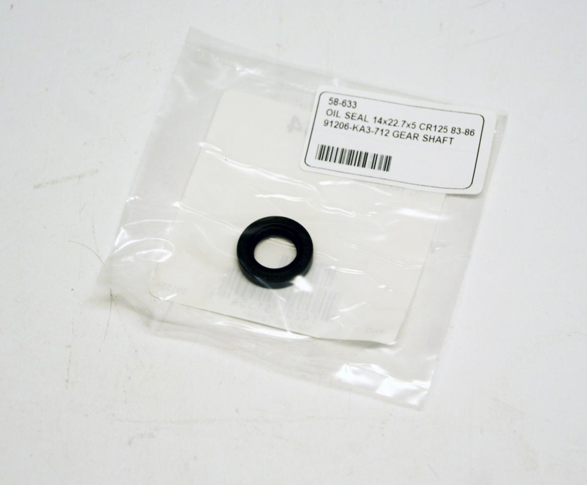 OIL SEAL 14x22.7x5 CR125 83-86, 91206-KA3-712 GEAR SHAFT, WINDEROSA 501554