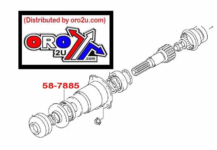 OIL SEAL 40x62x8/14.5, 27156-09F50, AT-03828