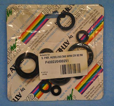 ENGINE OIL SEAL SET CR/WR 250/360 91-99, ATHENA P400220400251 HUSQVARNA