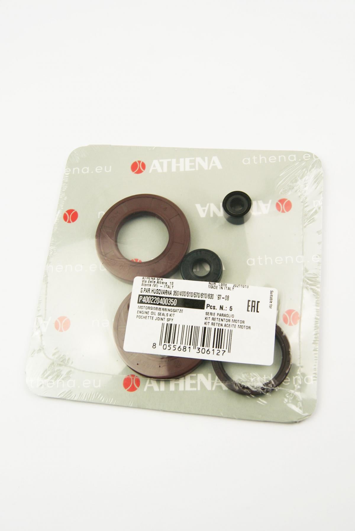 ENGINE OIL SEAL SET 350/400/410/510/570/610 89-06, ATHENA P400220400350 HUSQVARNA