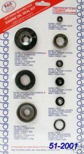 OIL SEAL SET 88-02 KX250 12pcs, K&S 51-2001 KAWASAKI, KS51-2001