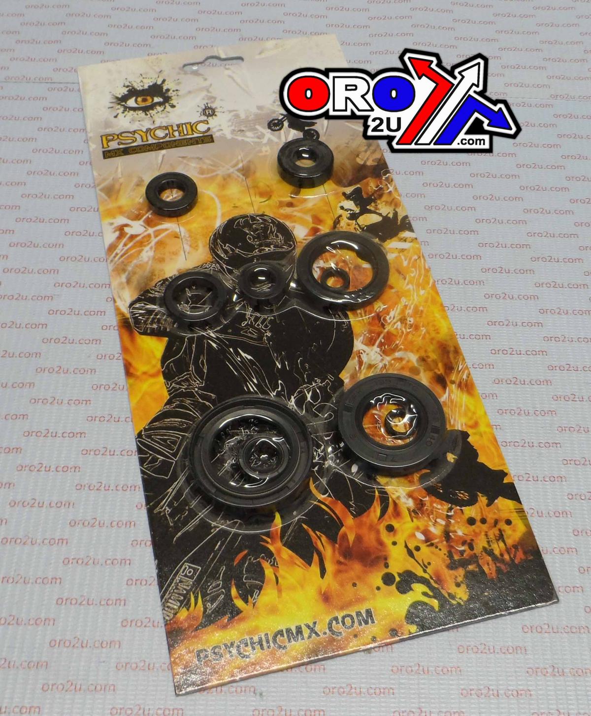 OIL SEAL SET 98-00 YZ125 10PCS, PSYCHIC MX-09206 YAMAHA, Old No. MX-09208